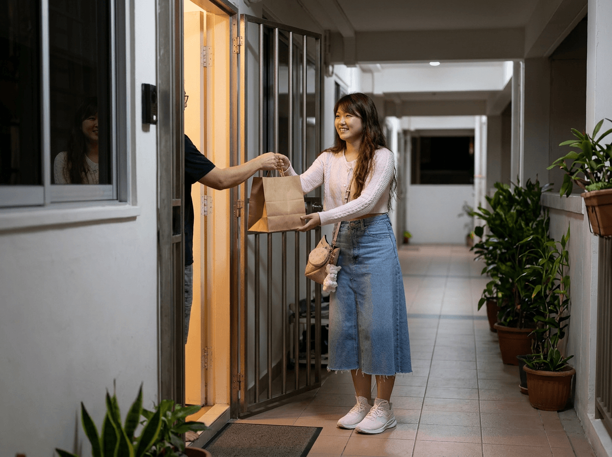 Home pickup notifications on HomeFood